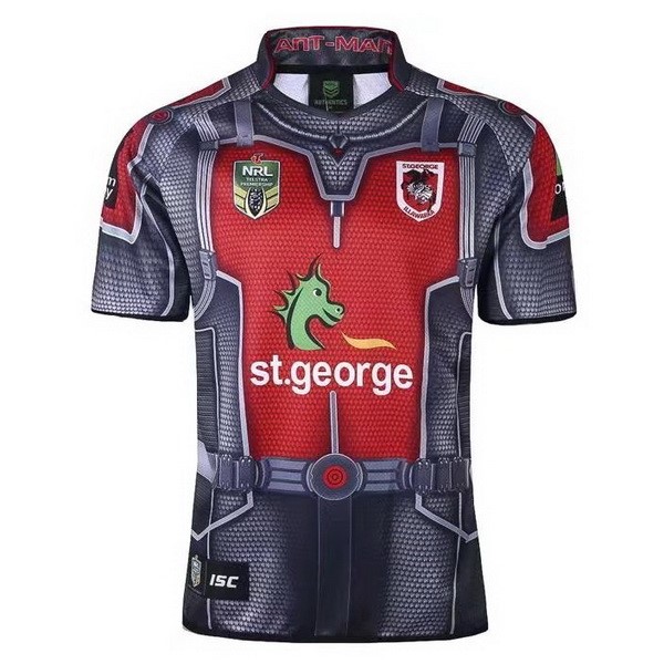 Camiseta St.George Illawarra Dragons 2017-2018 Gris